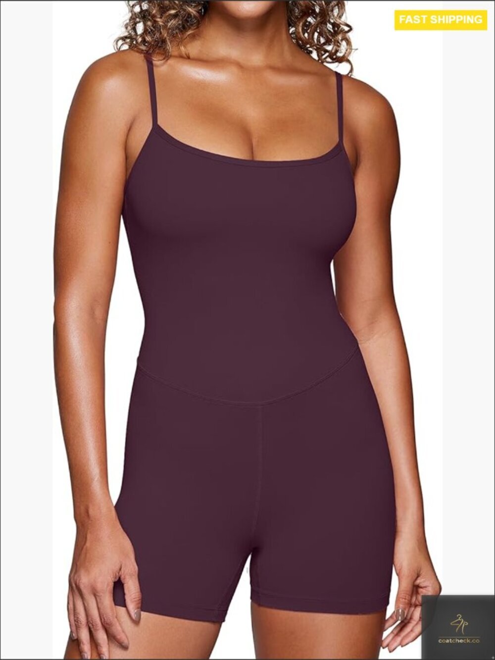 Butterluxe Yoga Romper Adjustable Straps Sleeveless Bodysuit Jumpsuit Padded